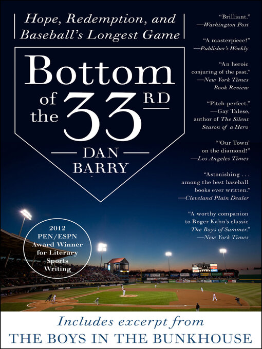 Title details for Bottom of the 33rd by Dan Barry - Wait list